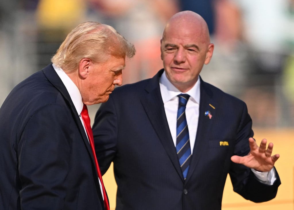 <p>Donald Trump i Gianni Infantino</p>