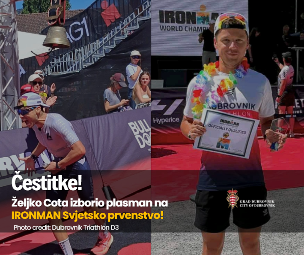 <p>Gradonačelnik Franković čestitao Željku Coti povodom plasmana na IRONMAN Svjetsko prvenstvo</p>