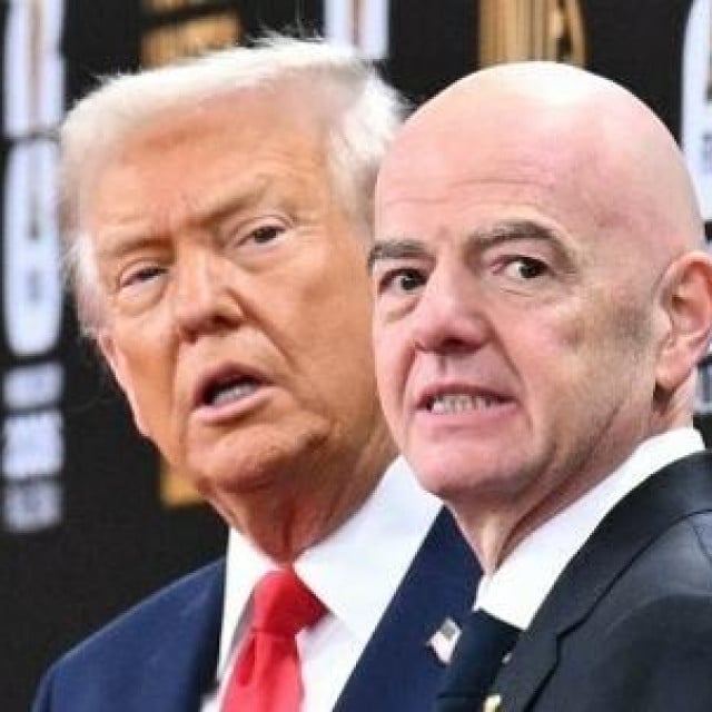 <p>Donald Trump i Gianni Infantino</p>