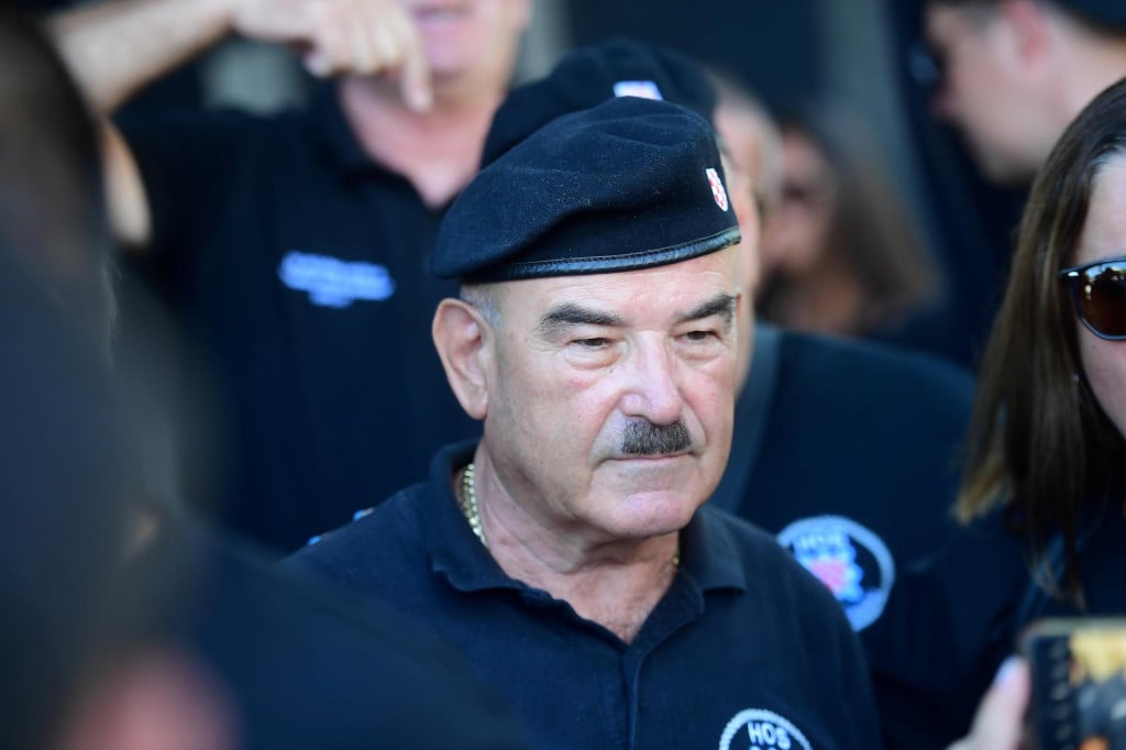 <p>Marko Skejo u Kninu na obilježavanju&nbsp;Dana pobjede i domovinske zahvalnosti i Dana hrvatskih branitelja 2024. godine</p>