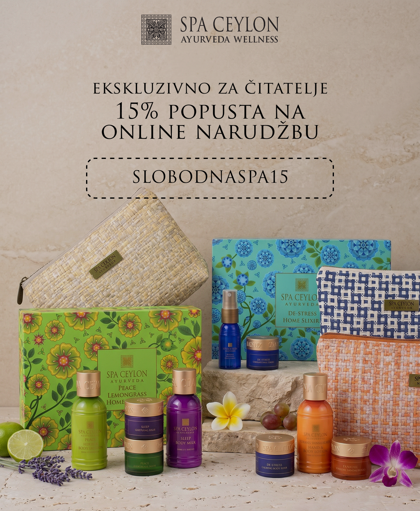 Popust za čitatelje Slobodne Dalmacije: Pretvorite svakodnevnu njegu u wellness ritual