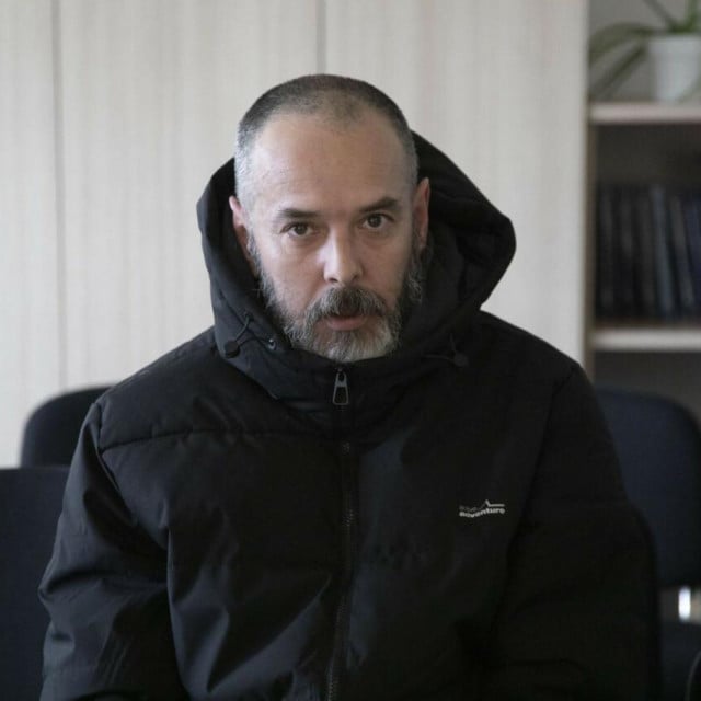 <p>Leopold B. u sudnici Županijskog suda u Velikoj Gorici</p>