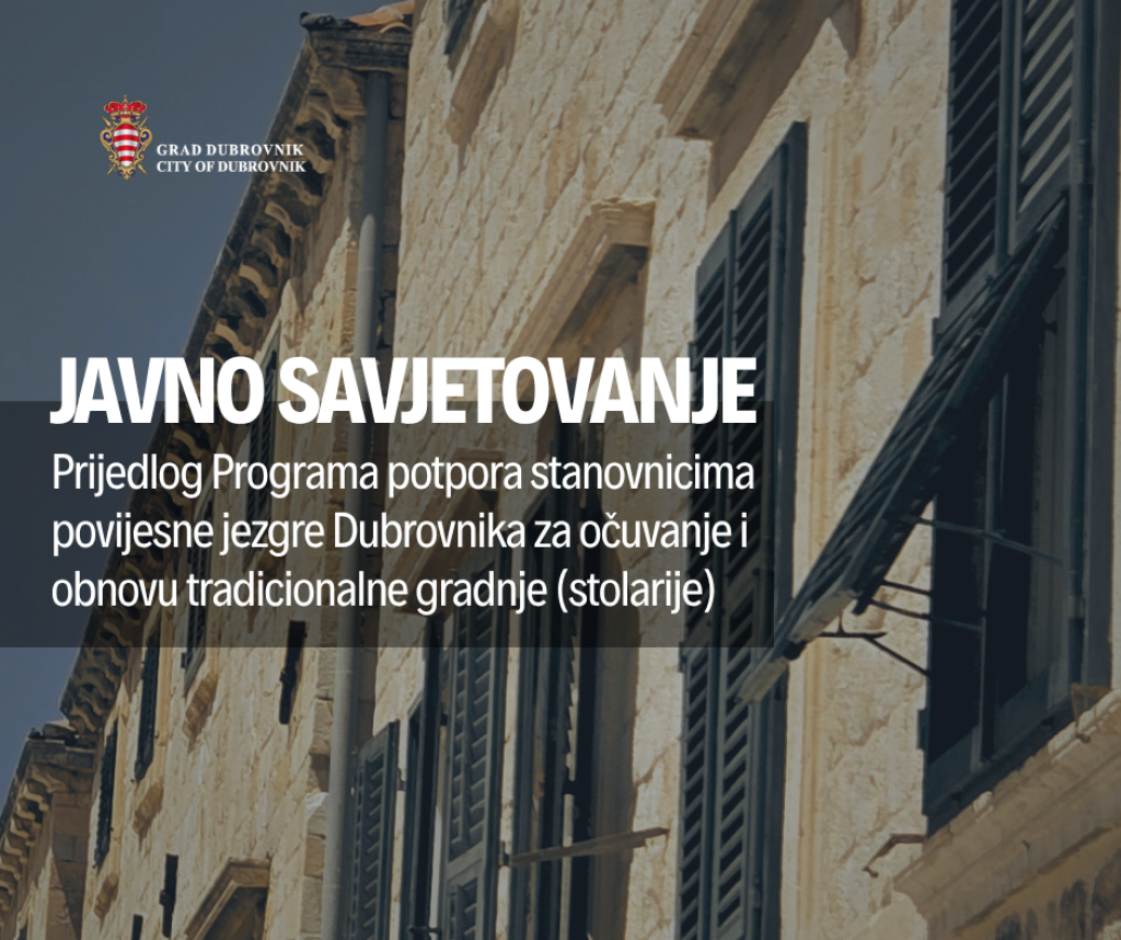 <p>Gradske potpore stanovnicima u zidinama za popravak stolarije</p>