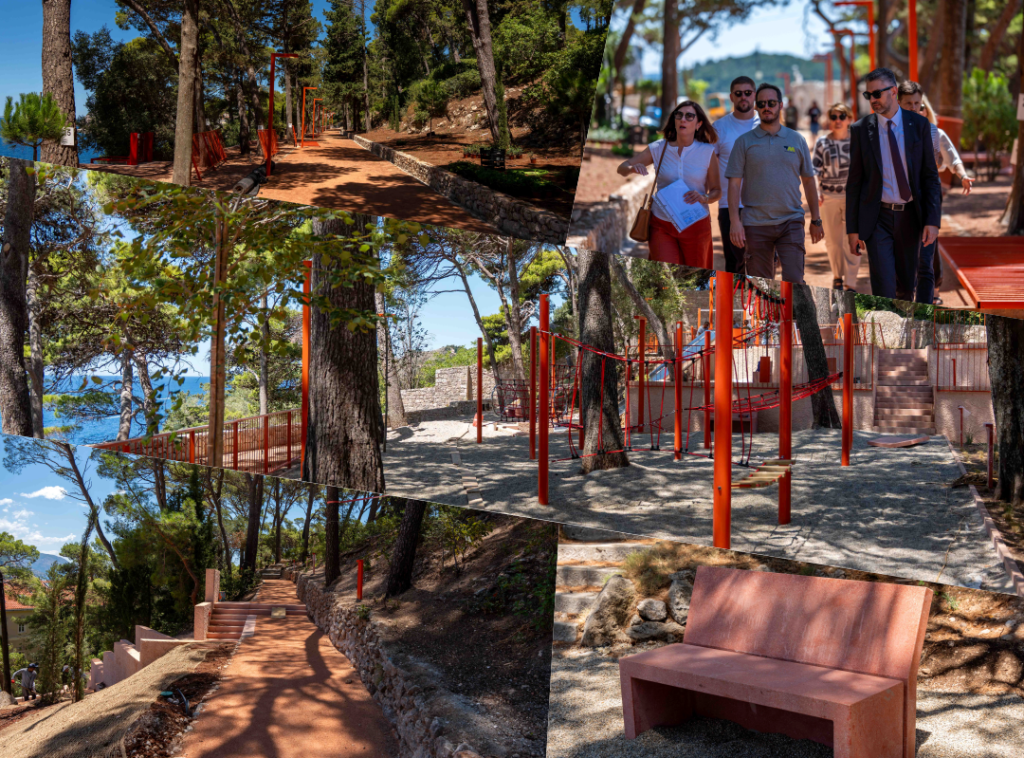 <p>Park Gradac, zavr&scaron;ni radovi</p>