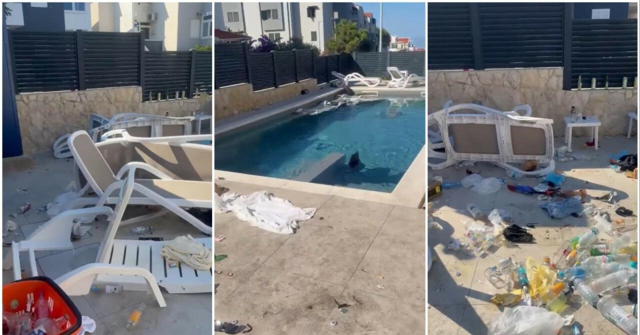 Svi dijele snimku devastiranog apartmana u Novalji: Ono što su gosti ostavili iza sebe razbjesnilo je tisuće