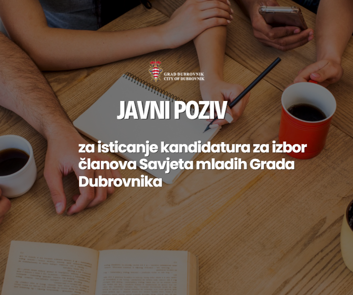 Kandidirajte se za članove Savjeta mladih Grada Dubrovnika