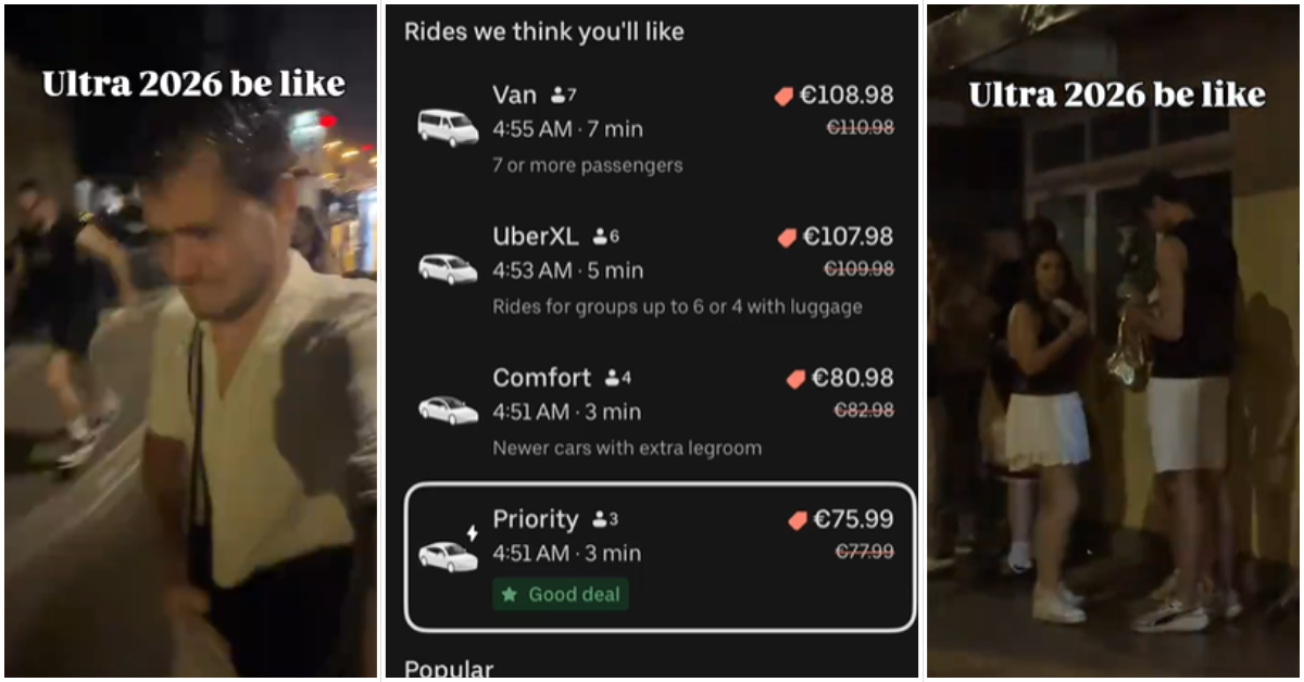 Kiša je nekim Ultranautima sinoć poremetila planove, pogledajte samo cijene taksija: ‘ULTRA loše nevrijeme...‘