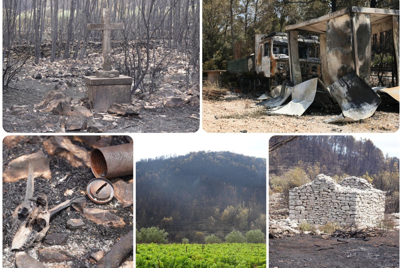 Veliki šumski požar zahvatio područje između Smokvice i Blata na Korčuli