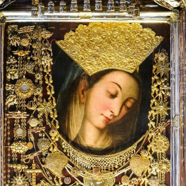 <p>Slika Čudotvorne Gospe Sinjske</p>