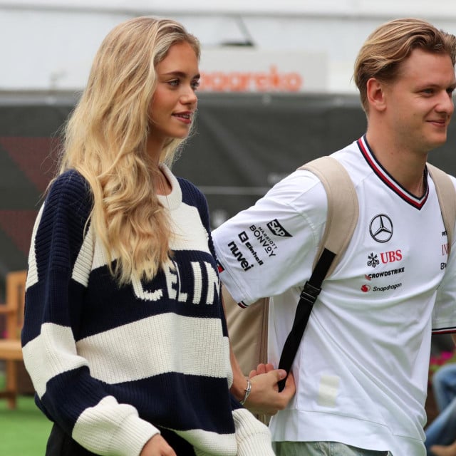 <p>Mick Schumacher i Laila Hasanović</p>