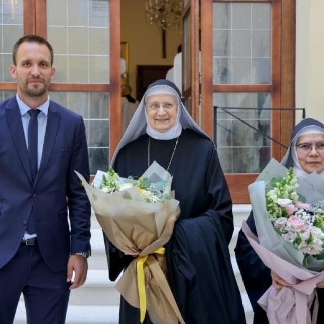 <p>Blagoslov nove opatice benediktinskog samostana sv. Marije u Zadru</p>
