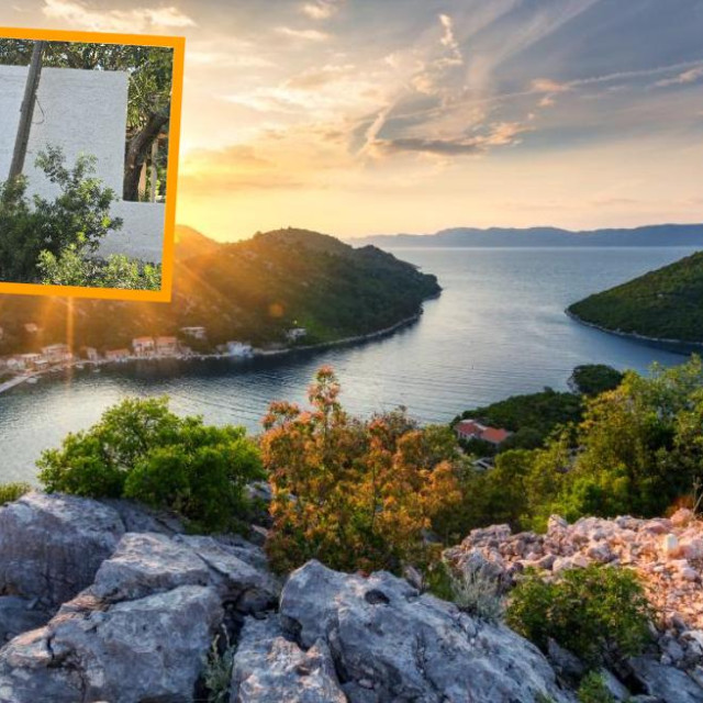 <p>Sporni zid u Prožurskoj Luci zbog kojeg Dabelić proziva Mrsića</p>