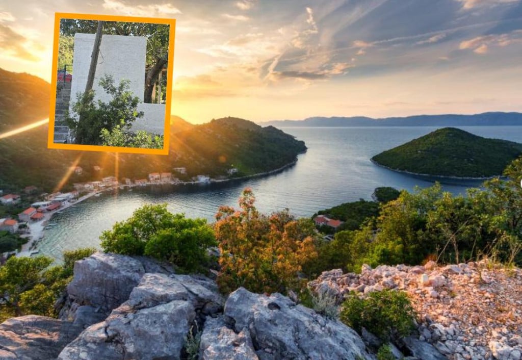 <p>Sporni zid u Prožurskoj Luci zbog kojeg Dabelić proziva Mrsića</p>
