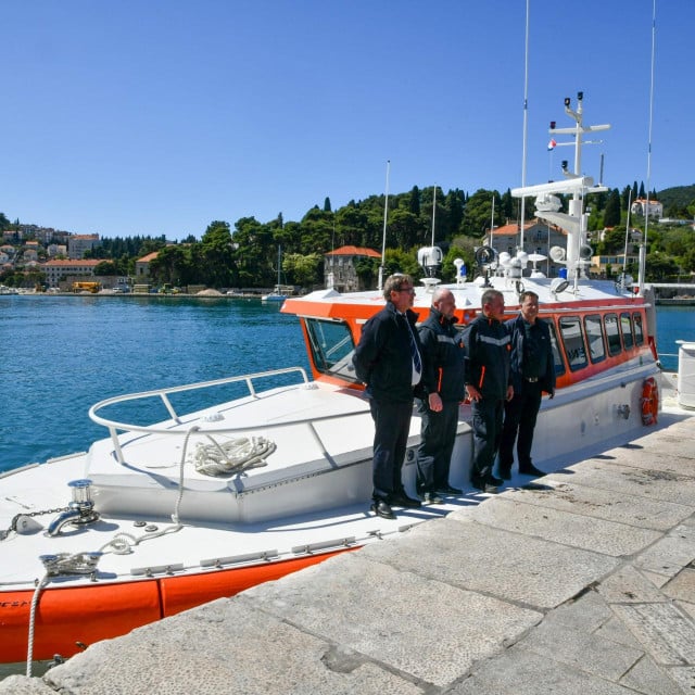 <p>Brodica Hitne pomorske medicinske službe nakon primopredaje 2023.</p>

<p>&nbsp;</p>