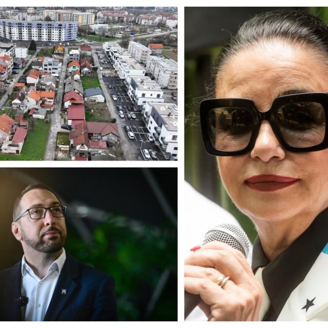 <p>Alkin kvart Borovje u kojem se planiraju graditi nove zgrade (gore lijevo)</p>