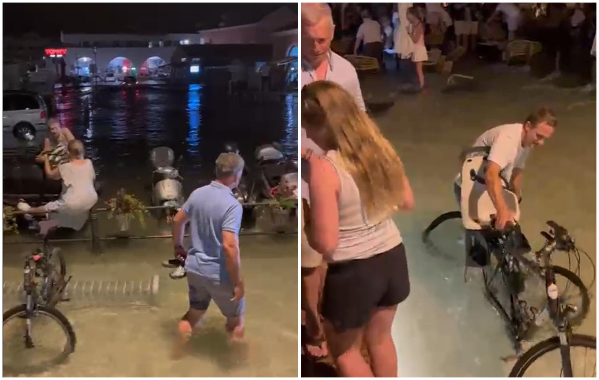 Kaos na Hvaru, plimni val razbacao štekate, srušio motore: ‘Ljudi su u panici bježali...‘