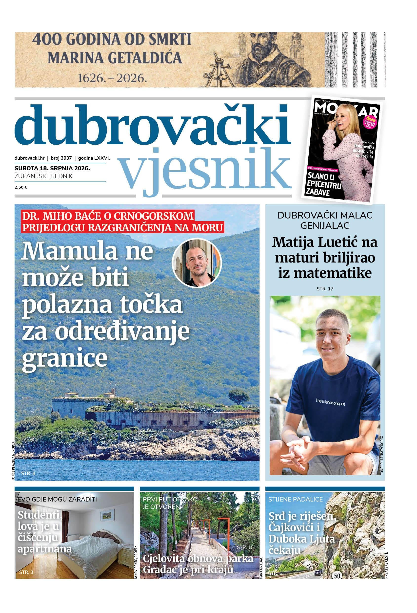 Evo što sve možete pročitati u novom broju Dubrovačkog vjesnika