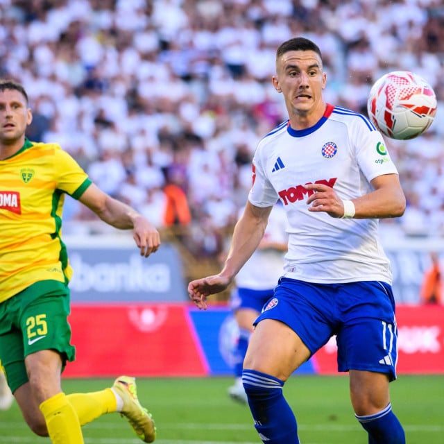 <p>Kadrovi iz prve utakmice Hajduk - Žilina na Poljudu</p>