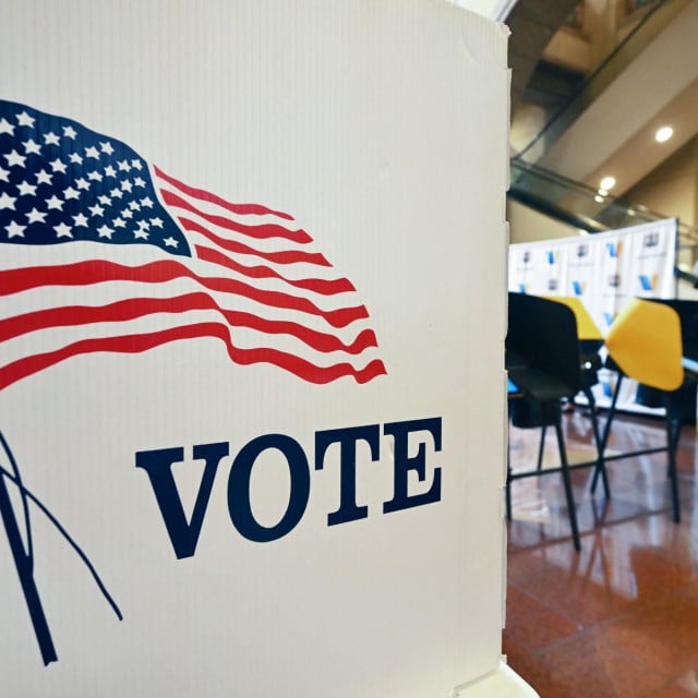 <p>(FILES) People cast their ballots at a vote center in Los Angeles, on November 4, 2025, where Proposition 50 is the only measure on the ballot in the state�s special election. President Donald Trump on July 16, 2026 reeled off extraordinary claims of voter fraud and Chinese meddling in US elections in a speech to the nation that doubled down on his false claims to have won the 2020 election. (Photo by Frederic J. BROWN/AFP)</p>