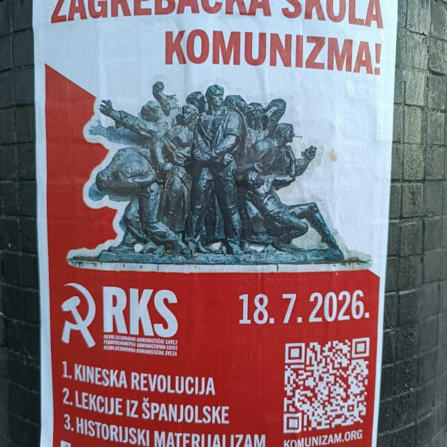 <p>Evo ga - komunizam usred Zagreba</p>
