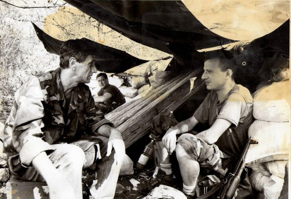 <p>Hvarani na boji&scaron;tu kod Novigrada 1993. godine</p>