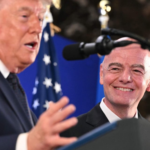 <p>Donald Trump i&nbsp;Gianni Infantino</p>
