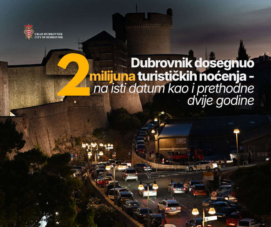 Dva milijuna noćenja treću godinu zaredom ostvarena na isti datum
