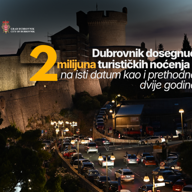 <p>Turistički rezultati u Dubrovniku</p>
