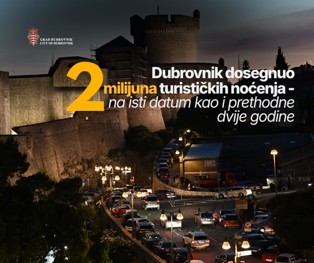 <p>Turistički rezultati u Dubrovniku</p>