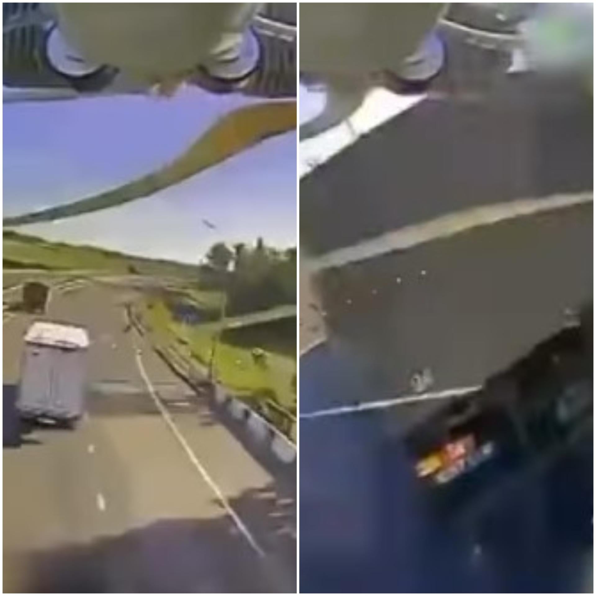 VIDEO Objavljena snimka napada ukrajinske bespilotne letjelice. Vozač kamiona nije imao šanse, pogledajte ovaj manevar