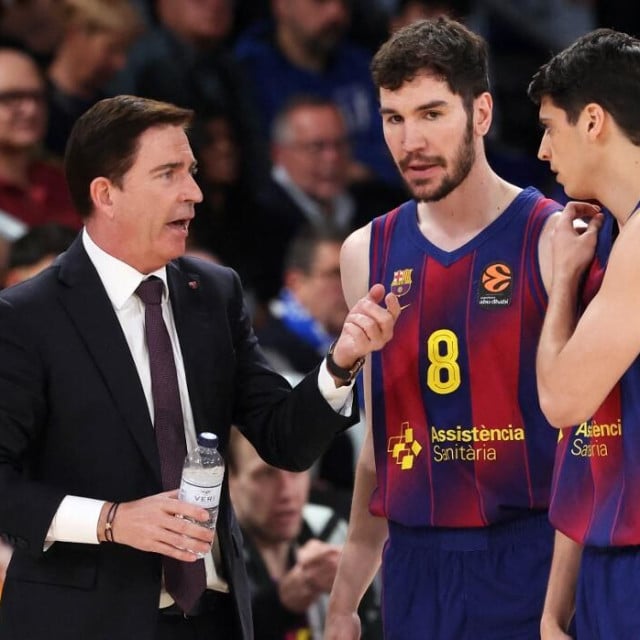 <p>Biv&scaron;i trener Barcelone Xavi Pascual</p>