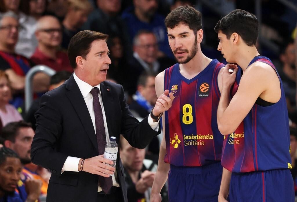 <p>Biv&scaron;i trener Barcelone Xavi Pascual</p>