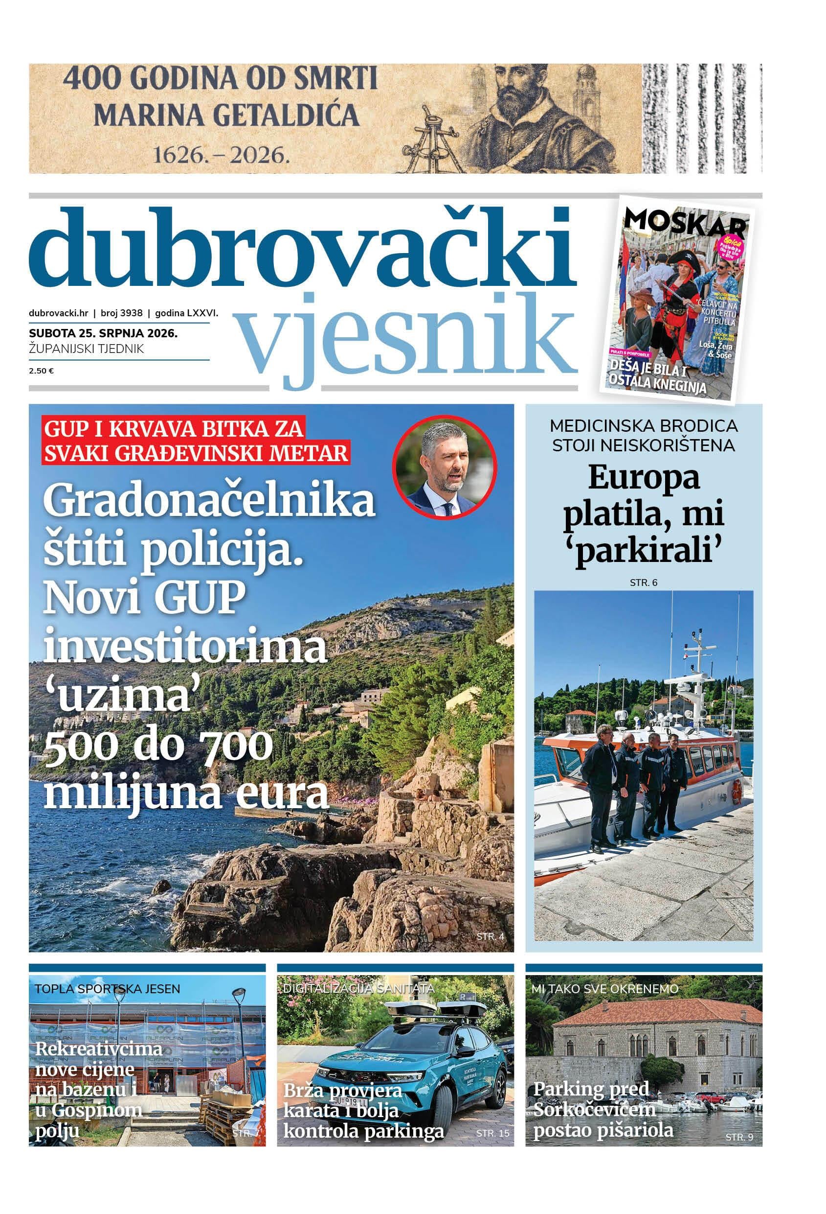 Evo što sve možete pročitati u nvom broju Dubrovačkog vjesnika