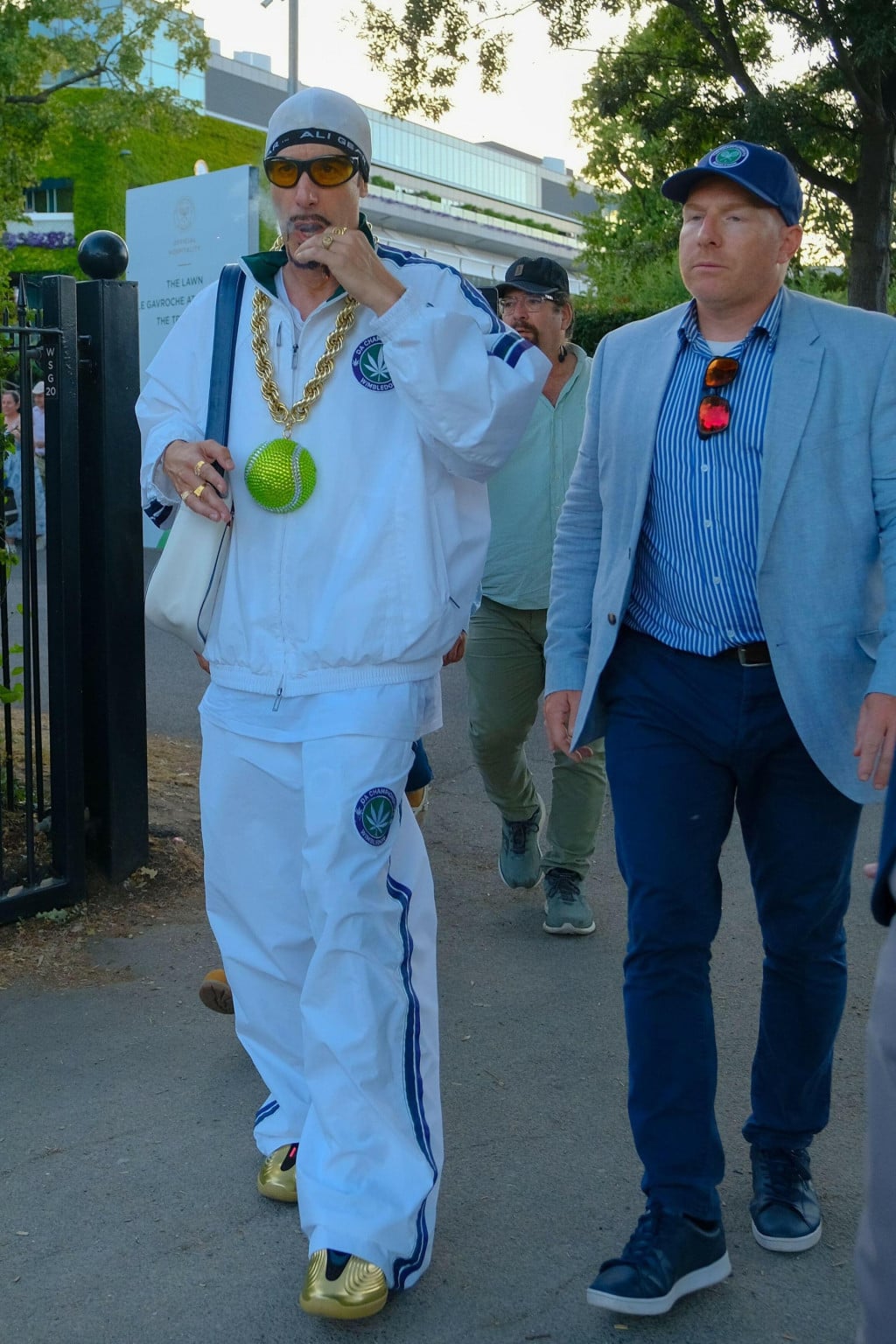 <p>Sacha Baron Cohen na&nbsp;Wimbledonu</p>