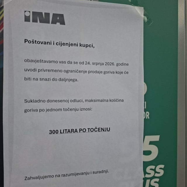 <p>Poruka na INI &lsquo;Pod dubom&lsquo;</p>