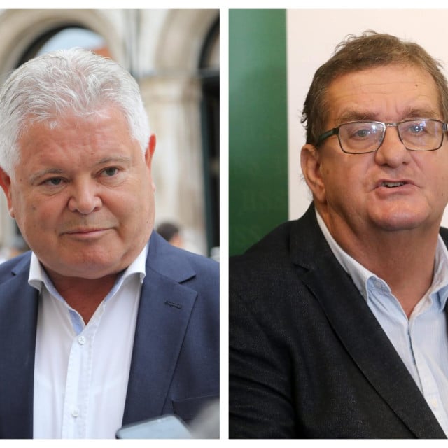 <p>Biv&scaron;i dubrovački gradsonačelnici Andro Vlahu&scaron;ić i Vido Bogdanović</p>