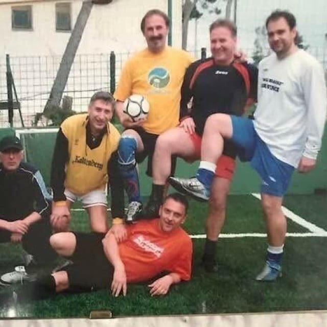 <p>Oliver Dragojević, Goran Franjić Njoko iz Dupina, Alen Nižetić, Ivo Zovko, Marko Ugrin, Leo Kazinoti</p>