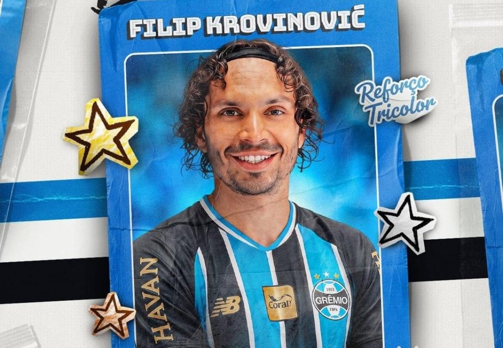 <p>Filip Krovinović predstavjen u Gremiju</p>