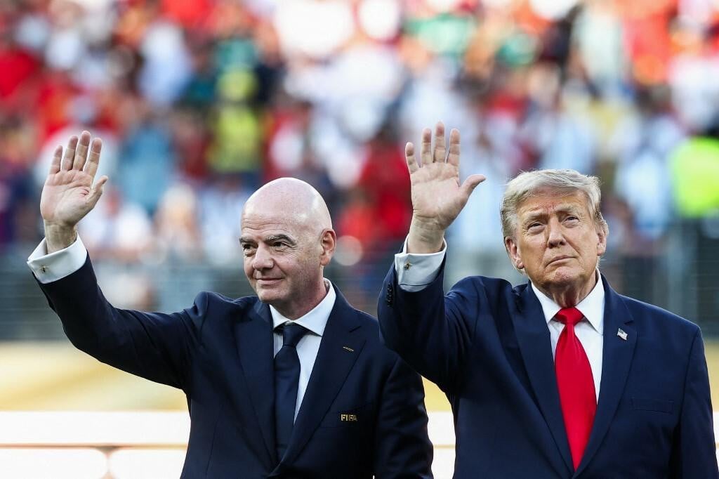 <p>Infantino i Trump</p>