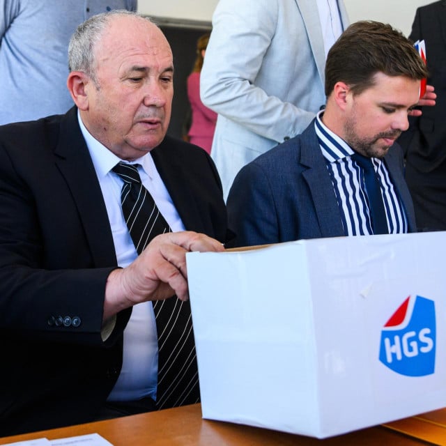 <p>Željko Kerum i Igor Stani&scaron;ić</p>