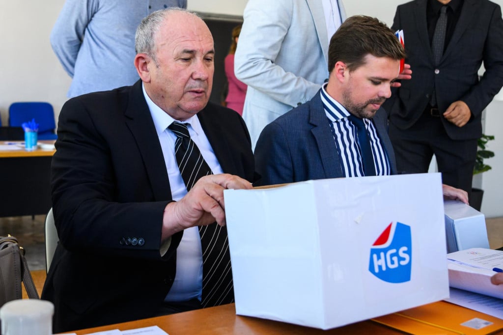 <p>Željko Kerum i Igor Stani&scaron;ić</p>