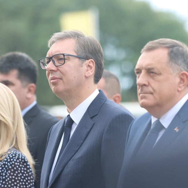 <p>Aleksandar Vučić, Milorad Dodik.<br>
&nbsp;</p>