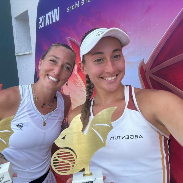 <p>Lucija Ćirić Bagarić je u paru s Talijankom Angelicom Moratelli uzela naslov na WTA 125 turniru u rumunjskom Targu Mure&scaron;u</p>