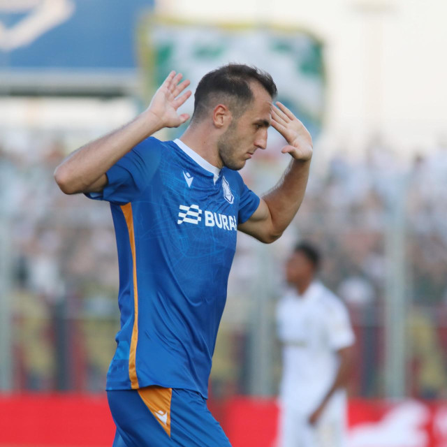 <p>Luka Mamic nakon pogotka za 2:1</p>