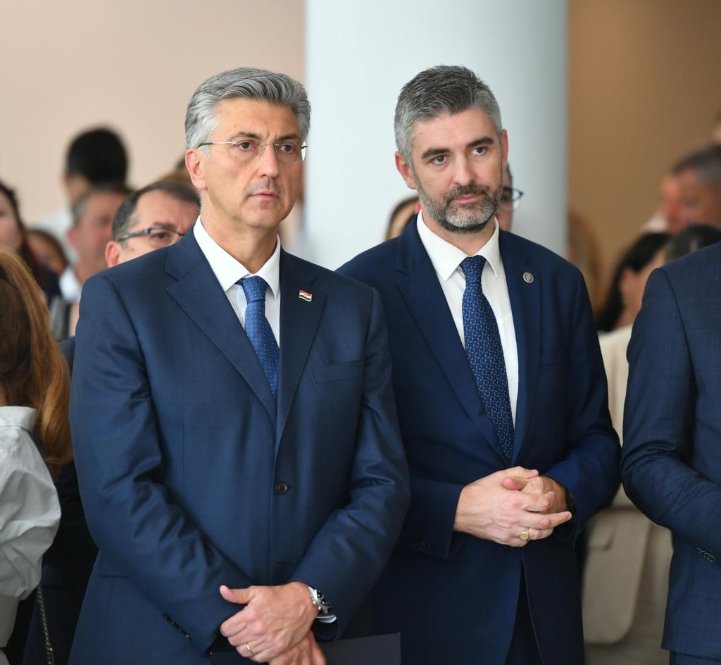 <p>Premijer Andrej Plenković i dubrovački gradonačelnik Mato Franković</p>