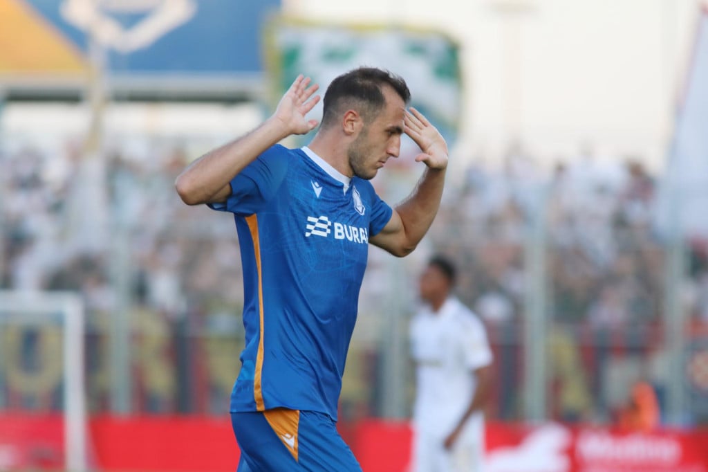 <p>Luka Mamic nakon pogotka za 2:1</p>