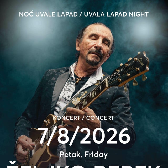 <p>Željko Bebek na Noći Uvale Lapad</p>