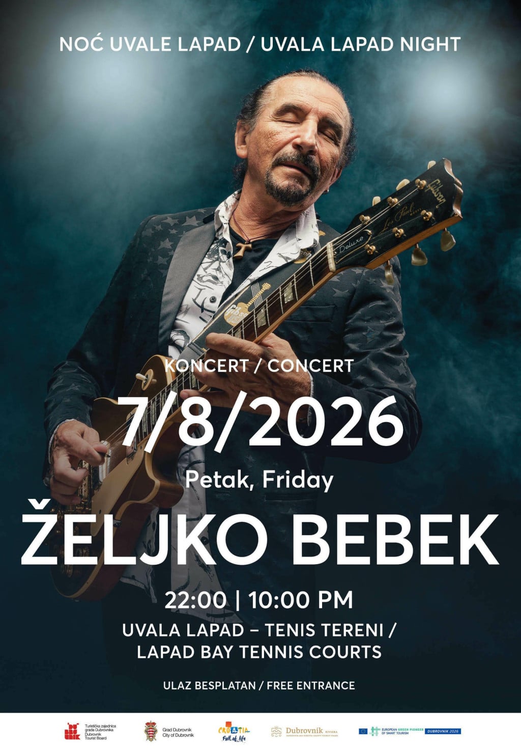 <p>Željko Bebek na Noći Uvale Lapad</p>