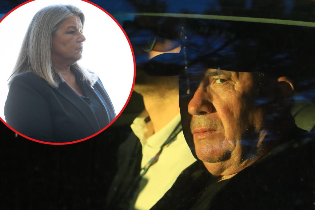 <p>Željko Kerum nakon uhićenja; Natalija Petković, zamjenica ravnatelja USKOK-a</p>