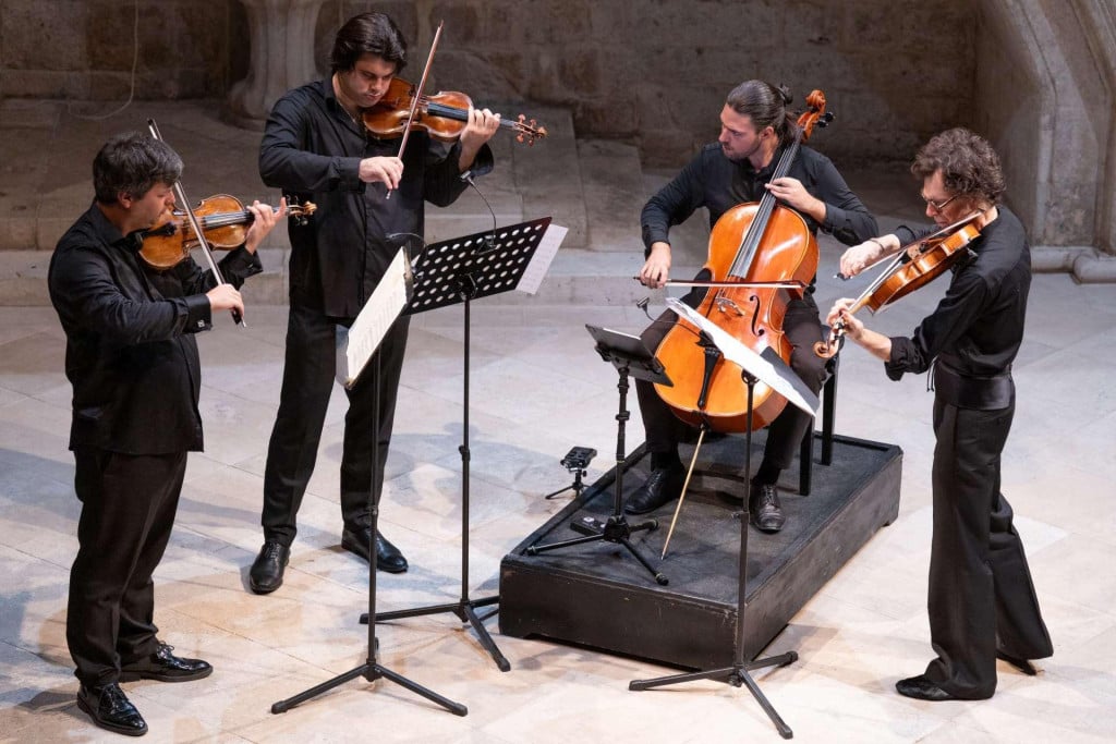 <p>Marin Maras (violina), Matej Mijalić (violina), Vid Veljak (violončelo) i Marko Genero (viola)</p>